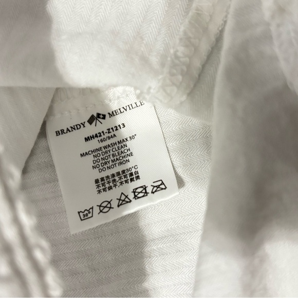 Brandy Melville/John Galt White Tiffany/Edith Front Tie Tank ♡ 14 x 15 (small) - Picture 7 of 8